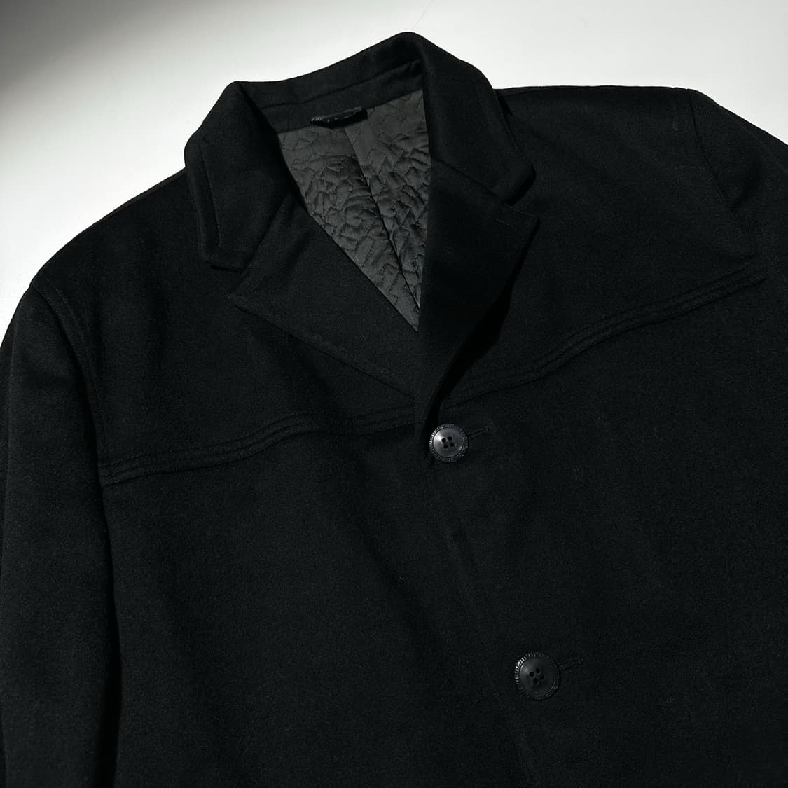 지아니 베르사체 울 캐시미어 싱글 코트 상품이미지3