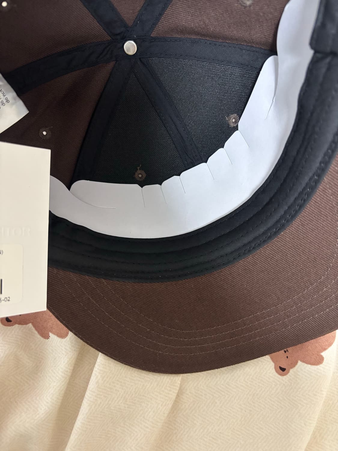 [새상품] 더뮤지엄비지터 판다 볼캡 팬더 브라운 상품이미지4