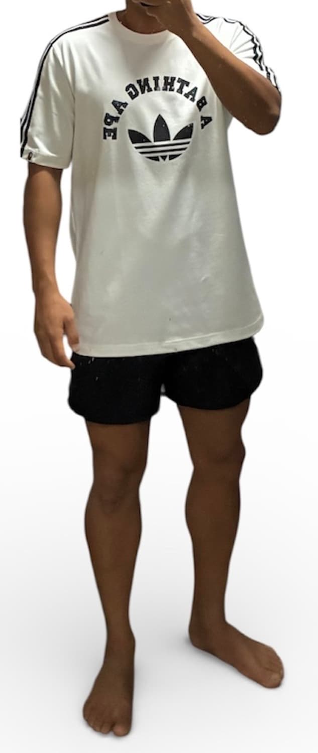 [새상품] 베이프 X 아디다스 티셔츠 L/100 상품이미지8