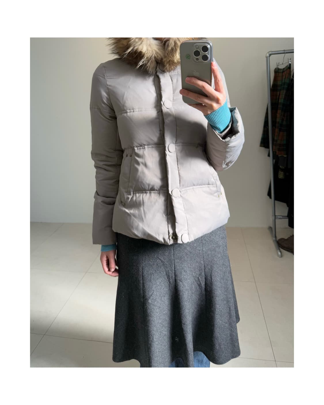 빈티지 다운 자켓 상품이미지1