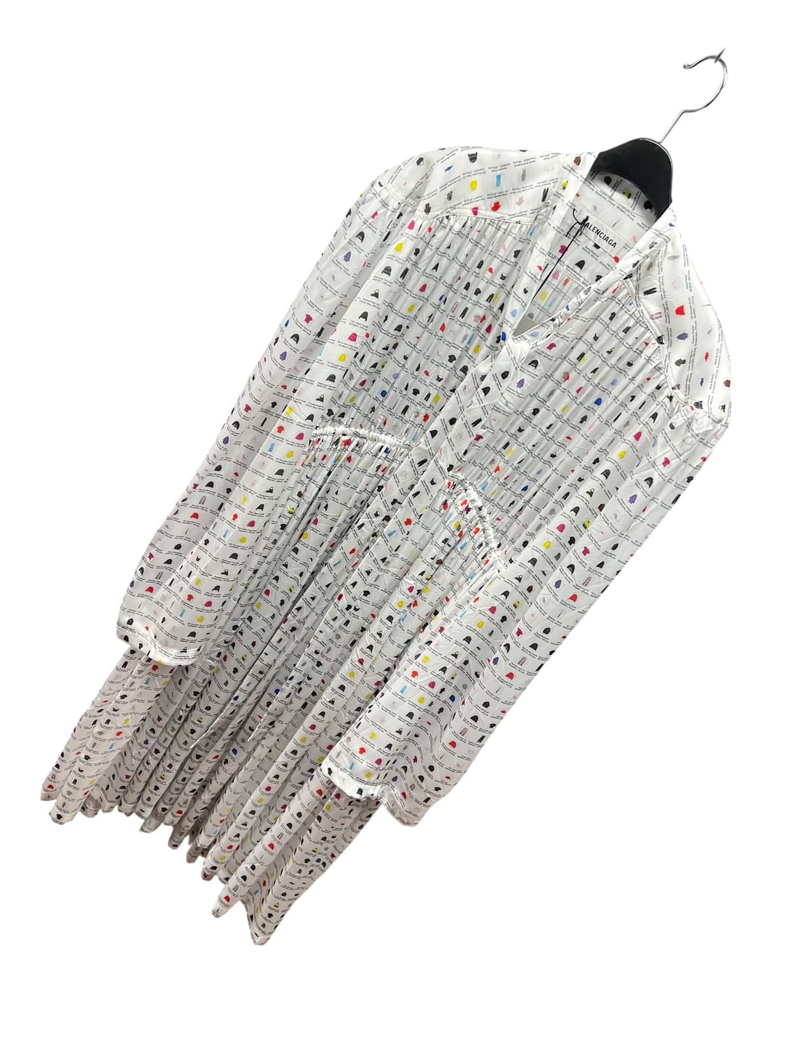 발렌시아가 그래픽 프린트 오버사이즈 드레스/원피스 상품이미지3