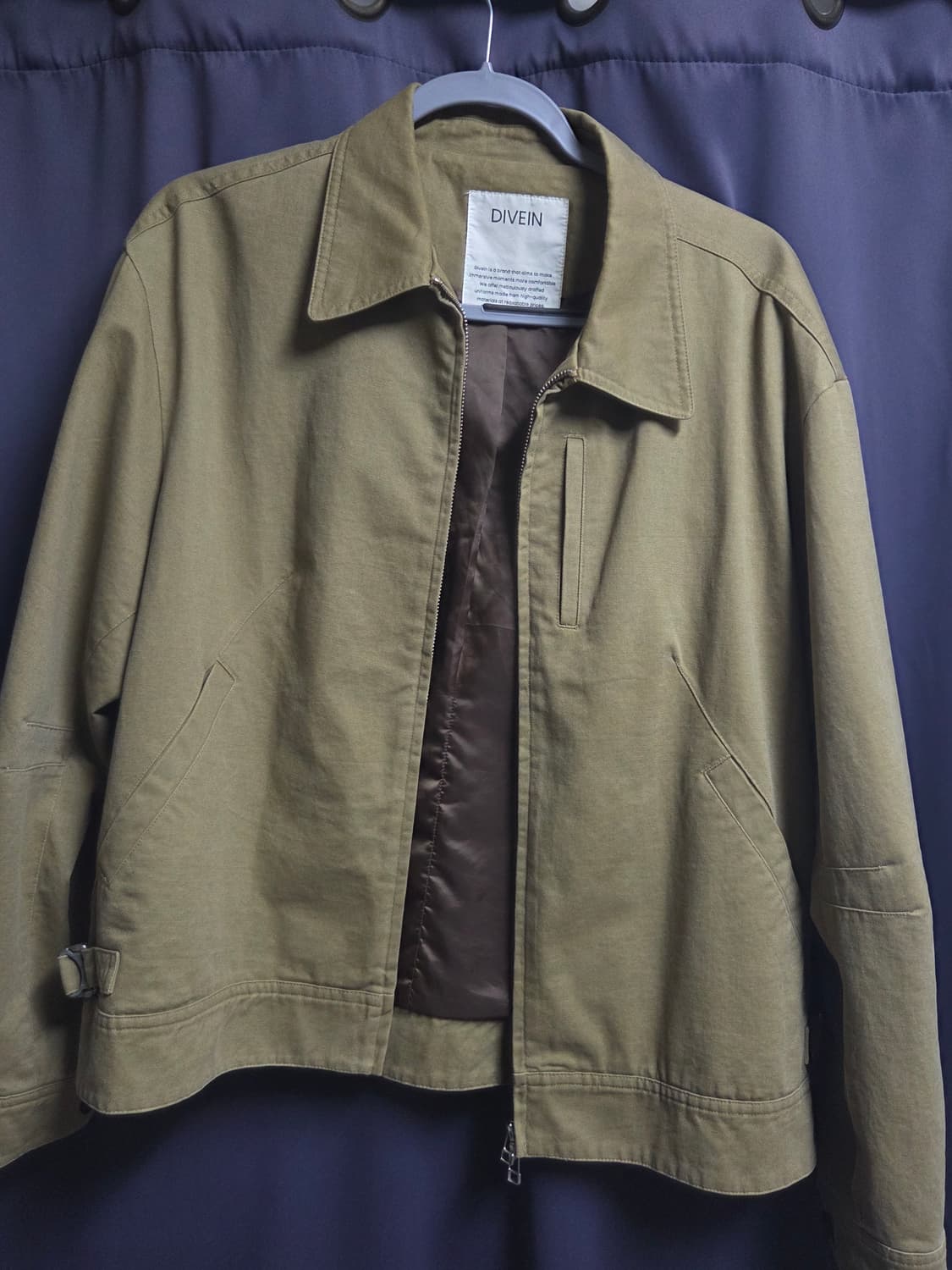 다이브인 워시드 스윙탑 카멜 1사이즈 상품이미지3