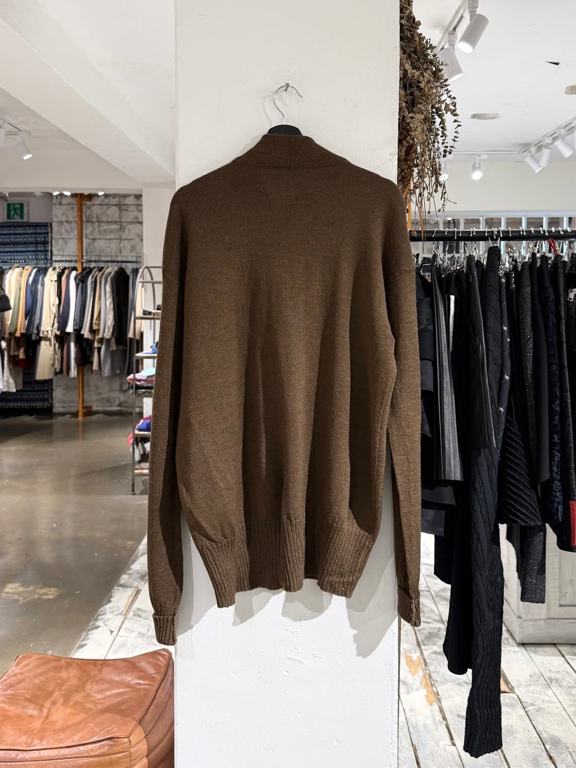 u.s.army 카키브라운 5버튼 울 스웨터 상품이미지6