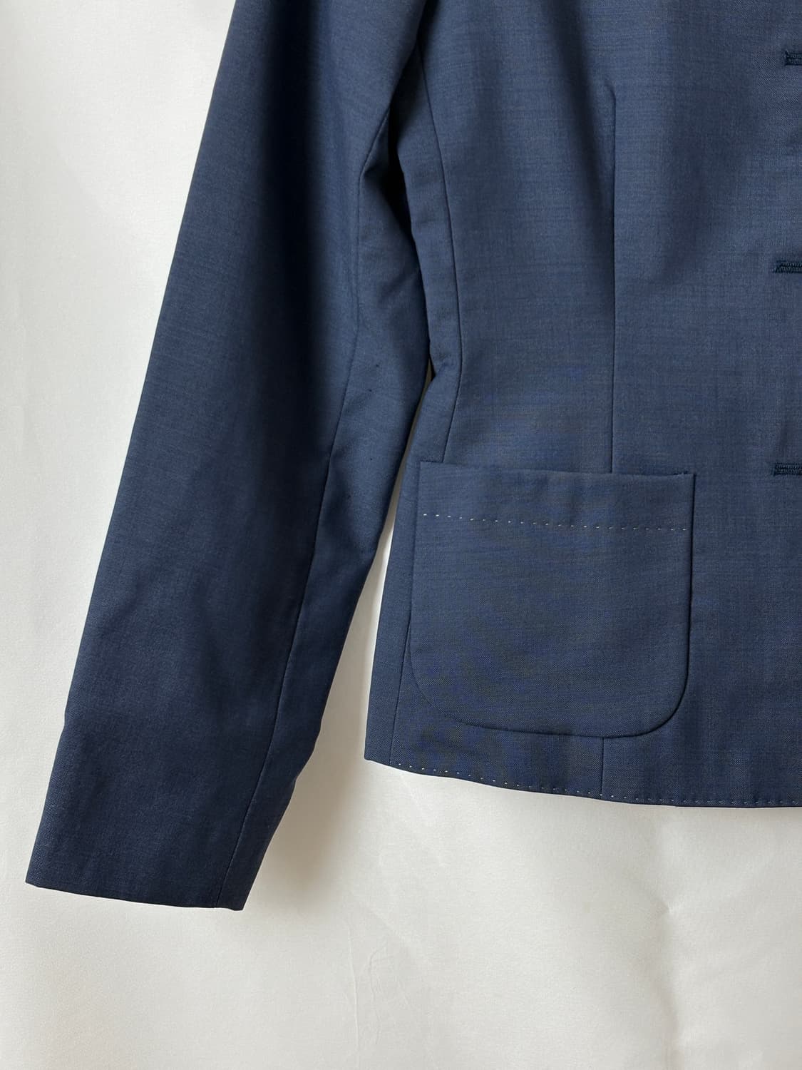 워시드 네이비 스티치 자켓 상품이미지7