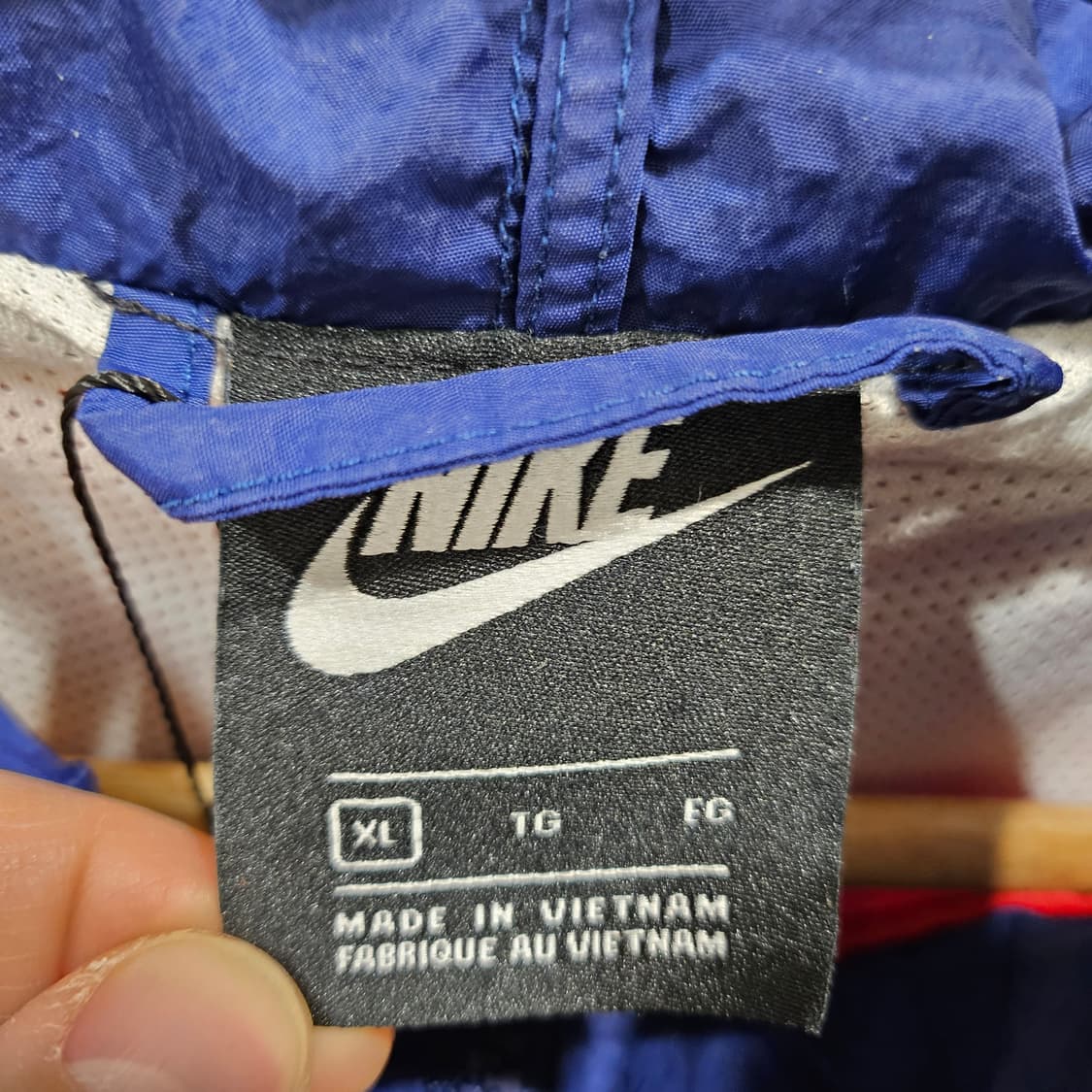 나이키 헤리티지 건담 배색 바람막이XL 상품이미지5