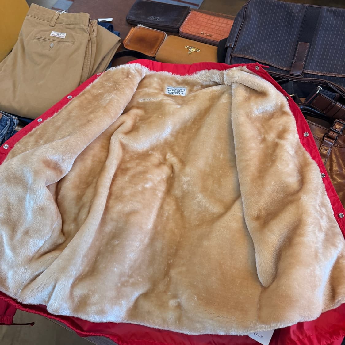 와코마리아 골든샤워 보아 라이너 코치 자켓 상품이미지7