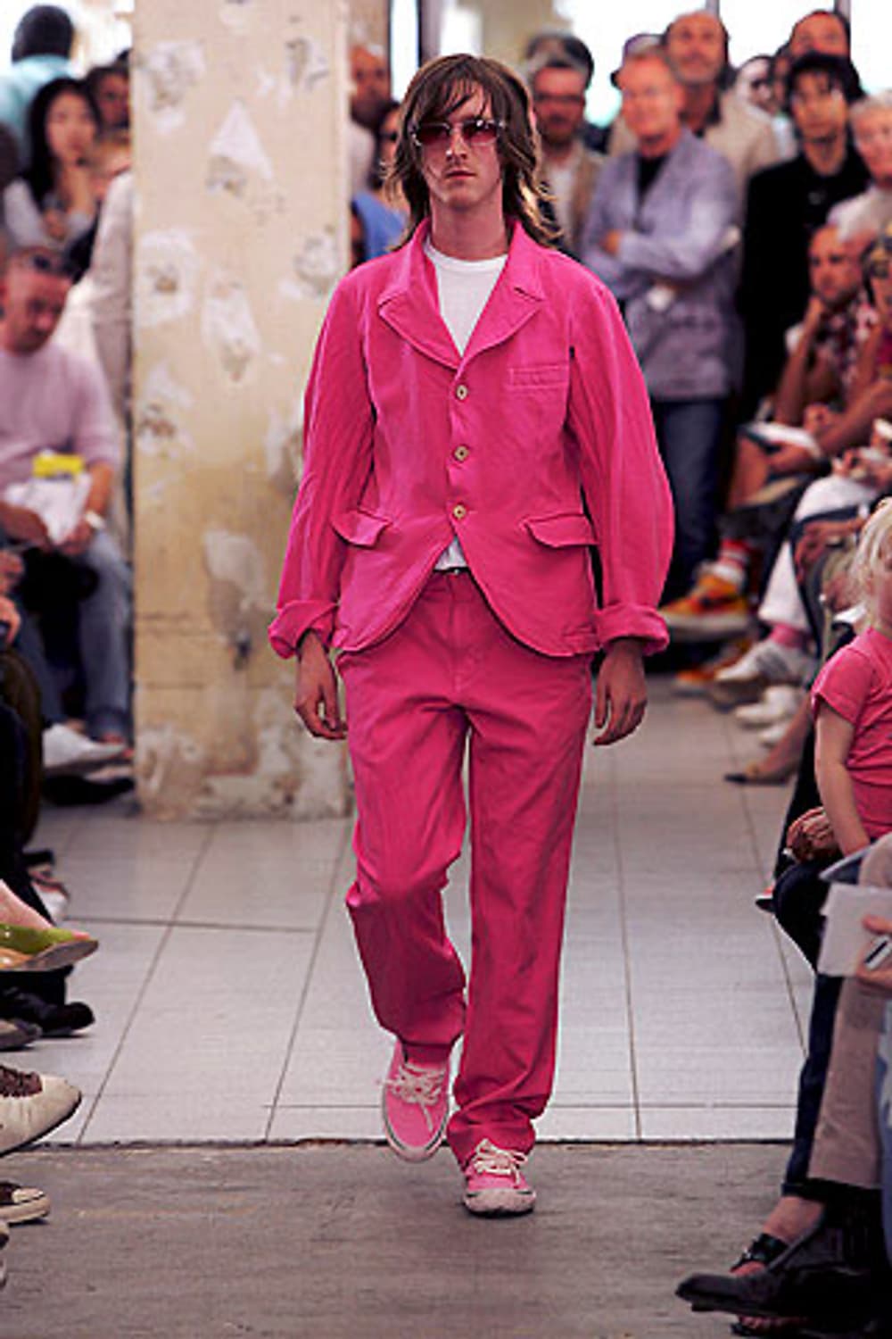 [S] 꼼데가르송 옴므 플러스 05SS 축융 폴리 재킷 상품이미지8