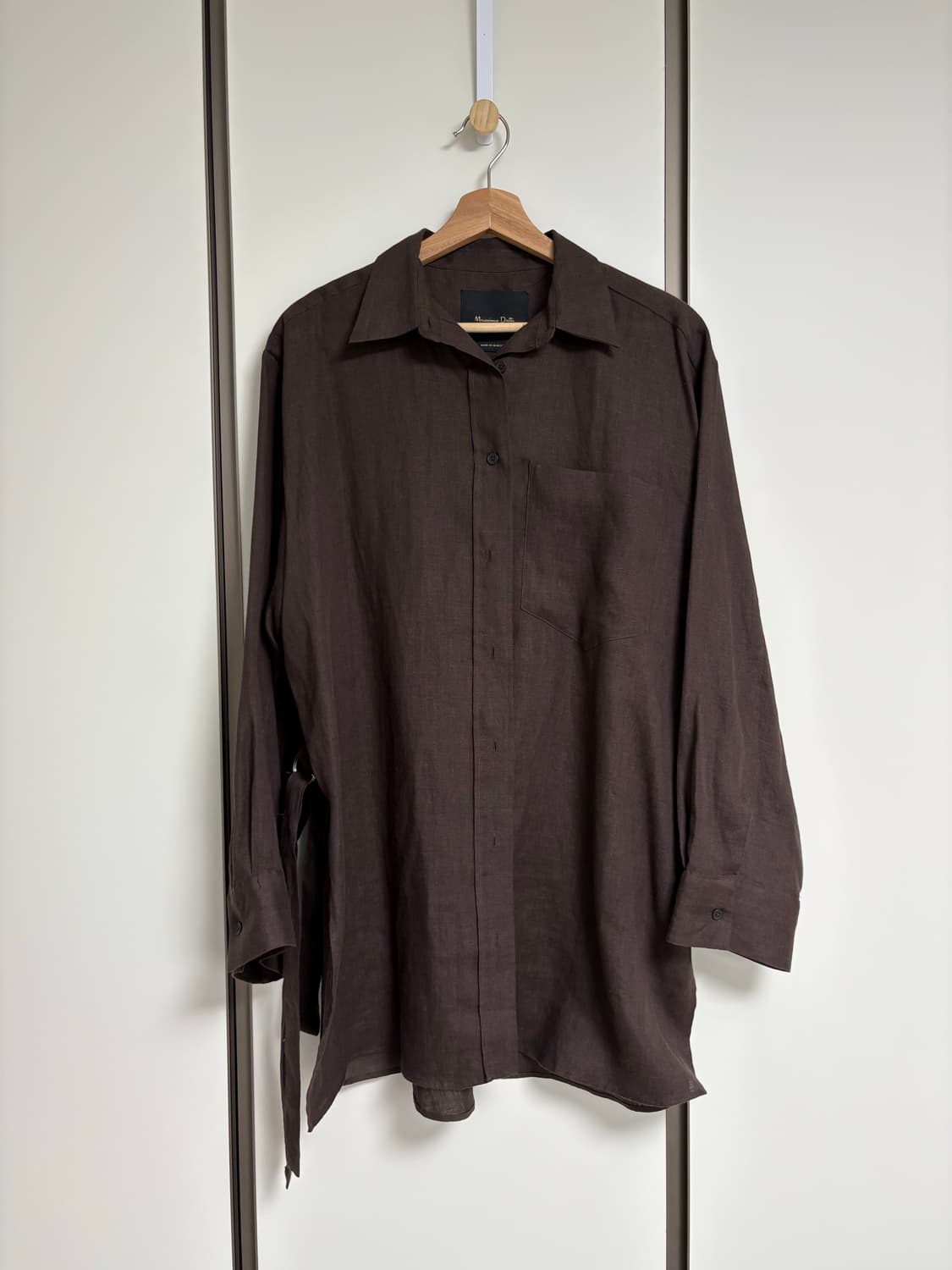마시모두띠 브라운 셔츠 상품이미지1