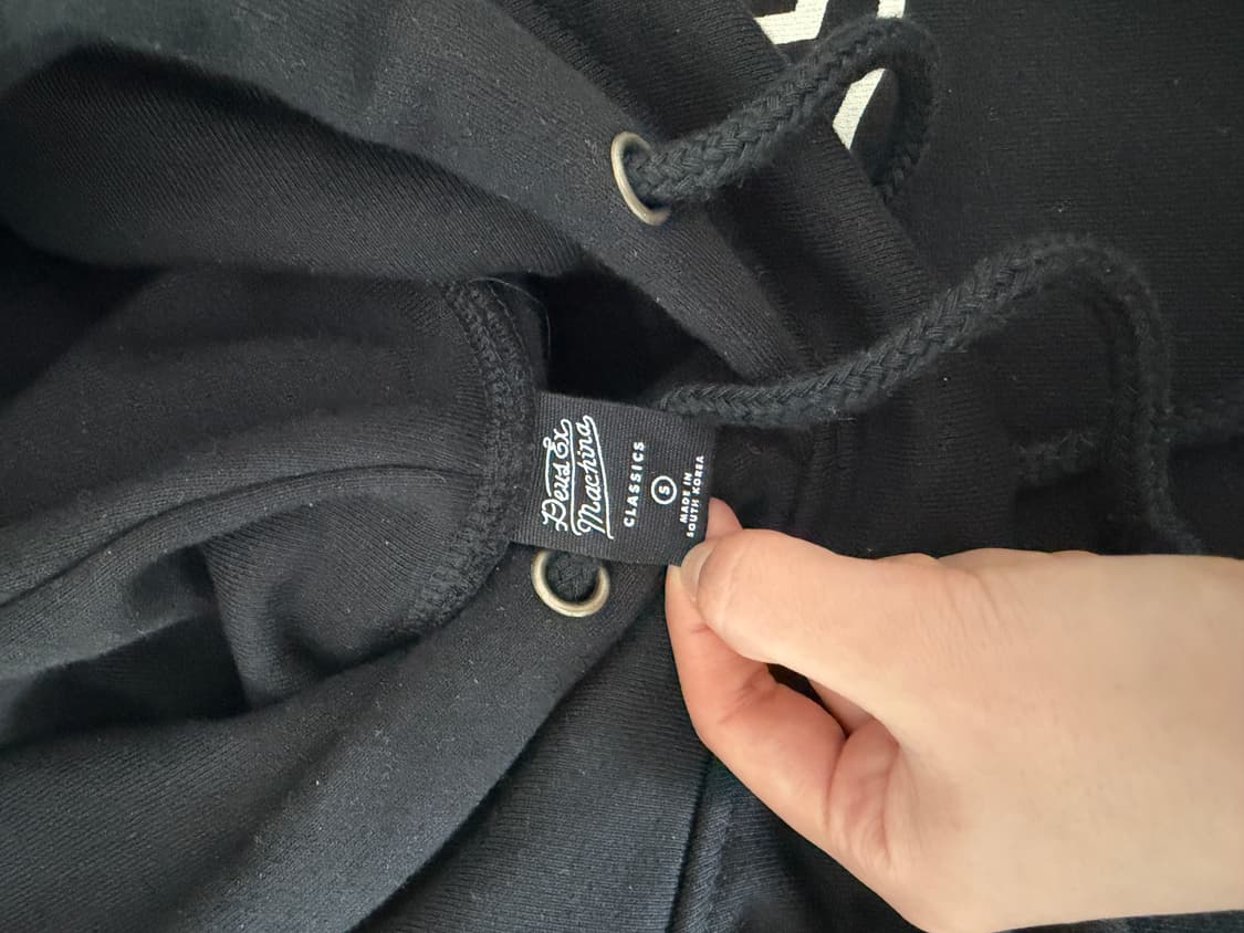 데우스 엑스 마키나 서울 어드레스 후드 블랙 S 상품이미지3