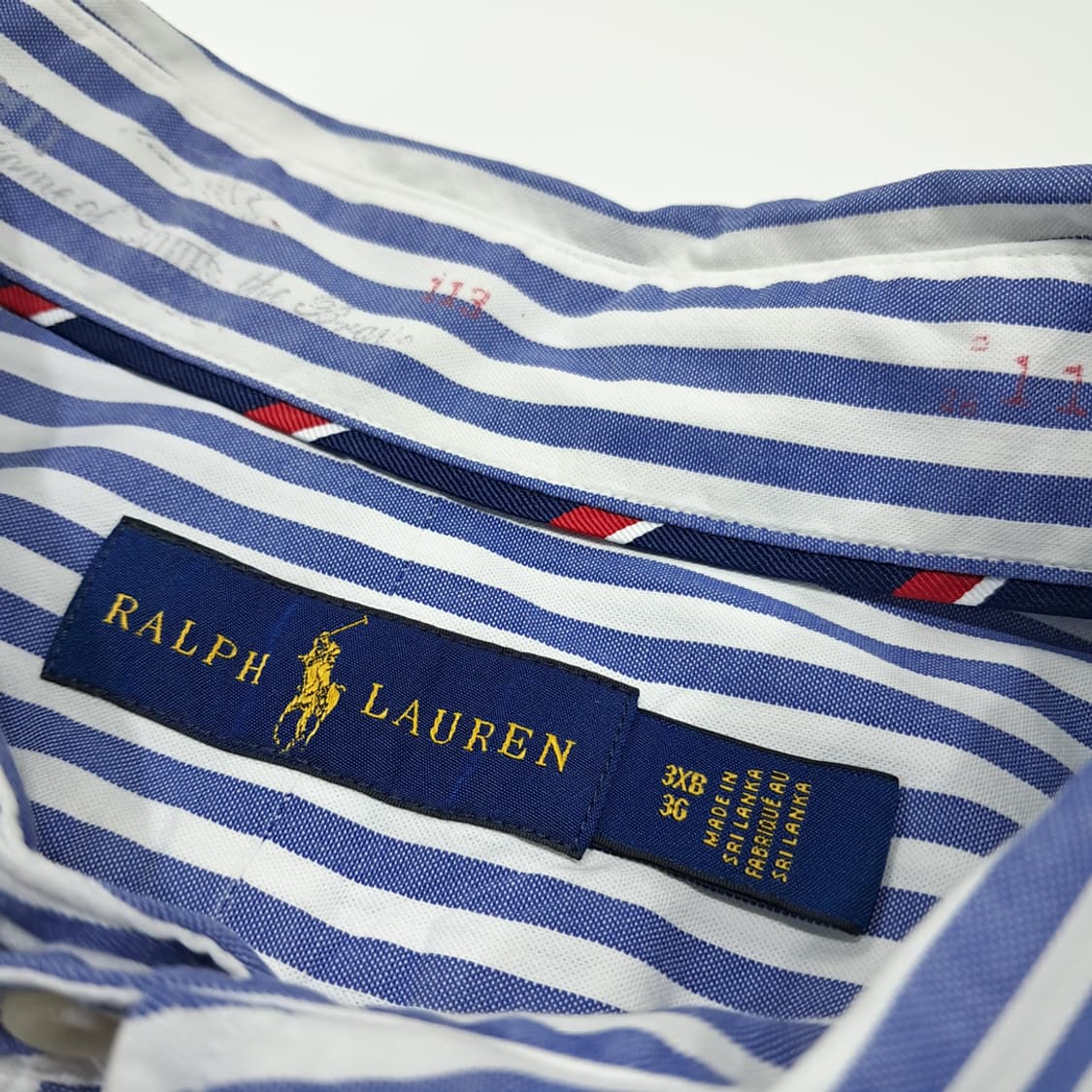 CL953 3XB 폴로 빅앤톨 멀티포니 마린 스트라이프 셔츠 상품이미지3