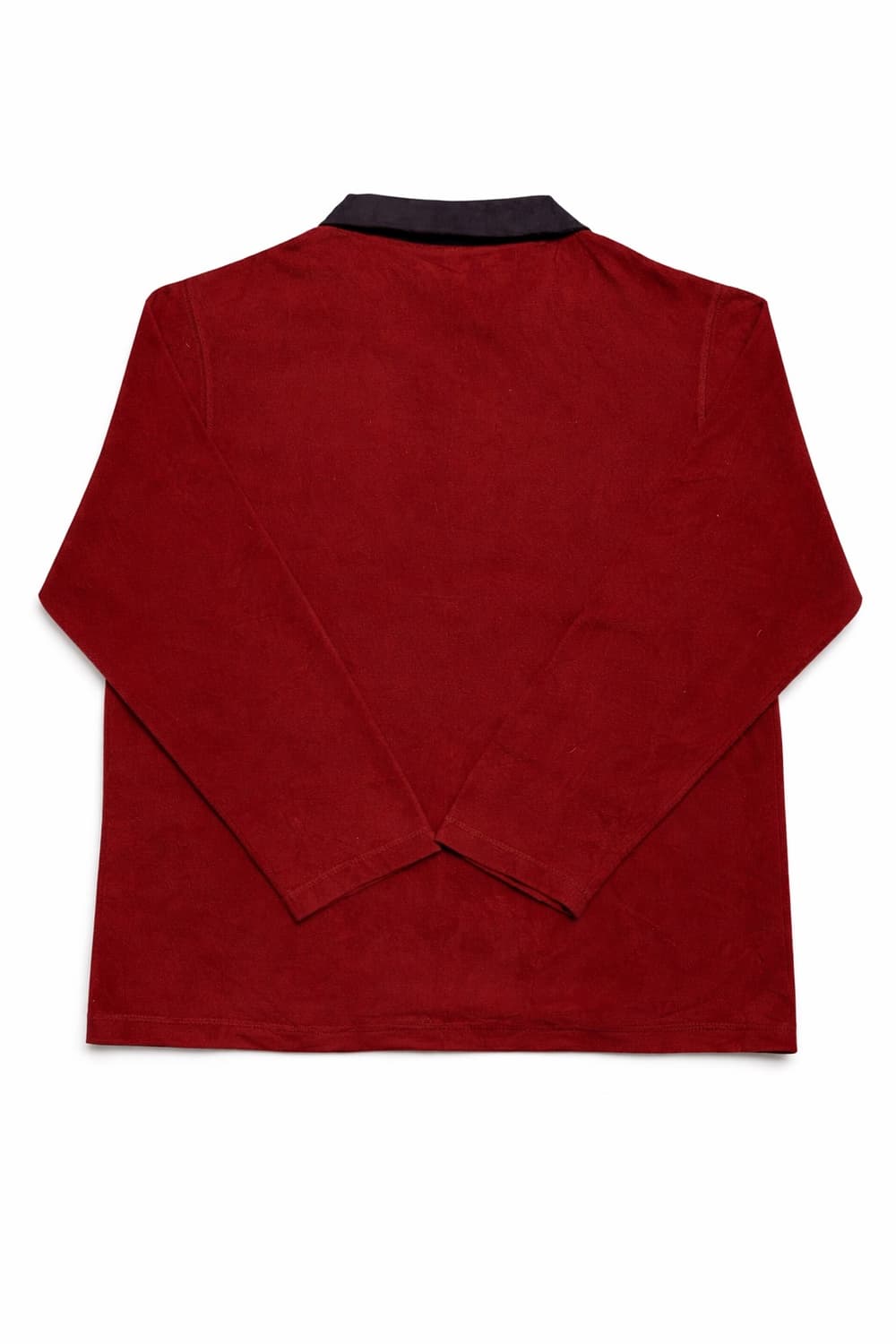 JPN 00s 일본 빈티지 y2k 레트로 유니클로 버건디 하프집업 플리스 상품이미지2