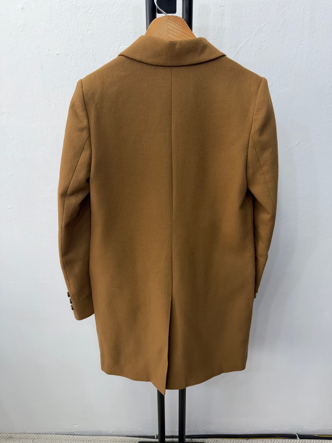 마쥬 더블 버튼 가죽 디테일 블레이저 브라운 코트자켓 2 상품이미지6