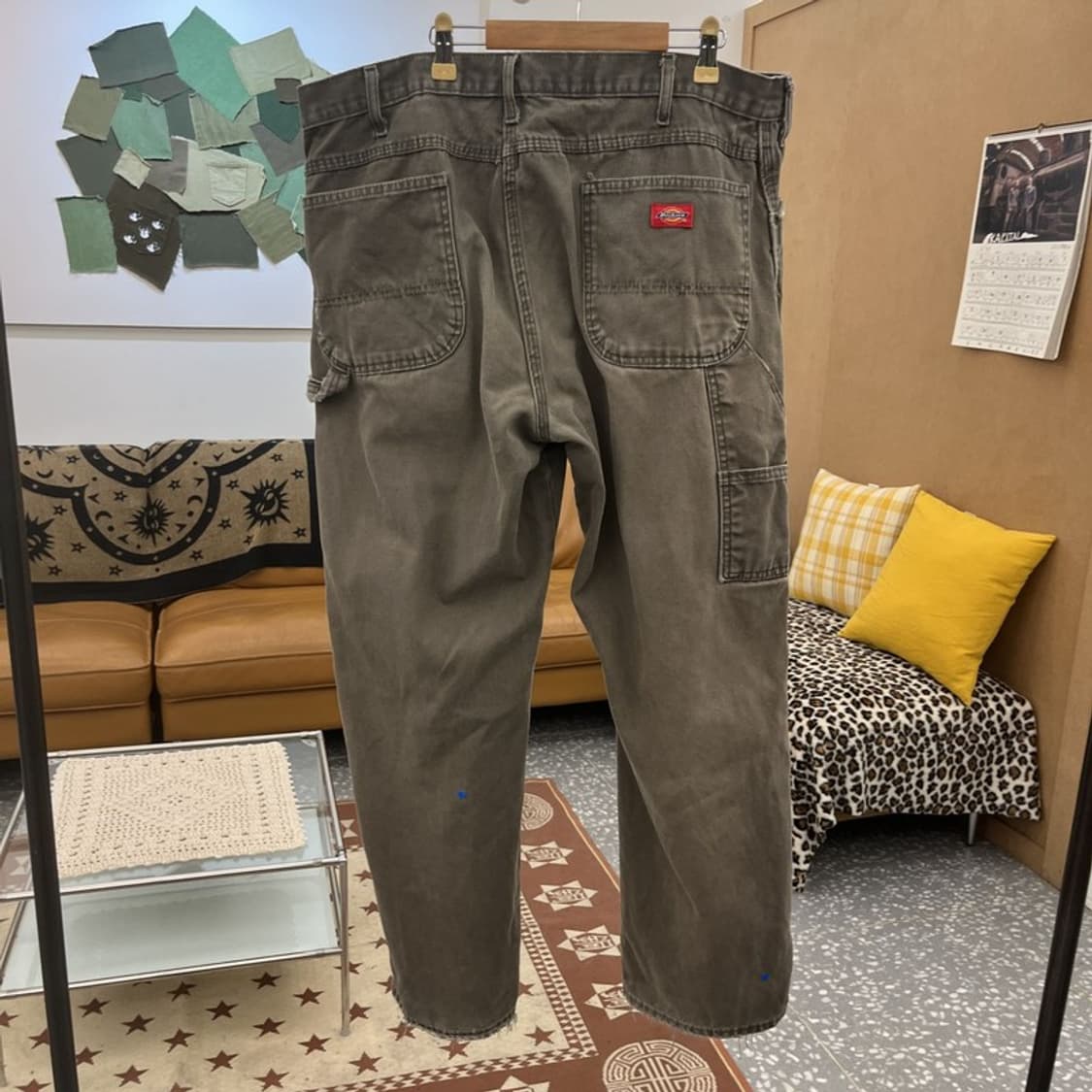 디키즈 올드스쿨 아메카지 빈티지 데님 카고 워크팬츠 37인치 C10048 상품이미지4