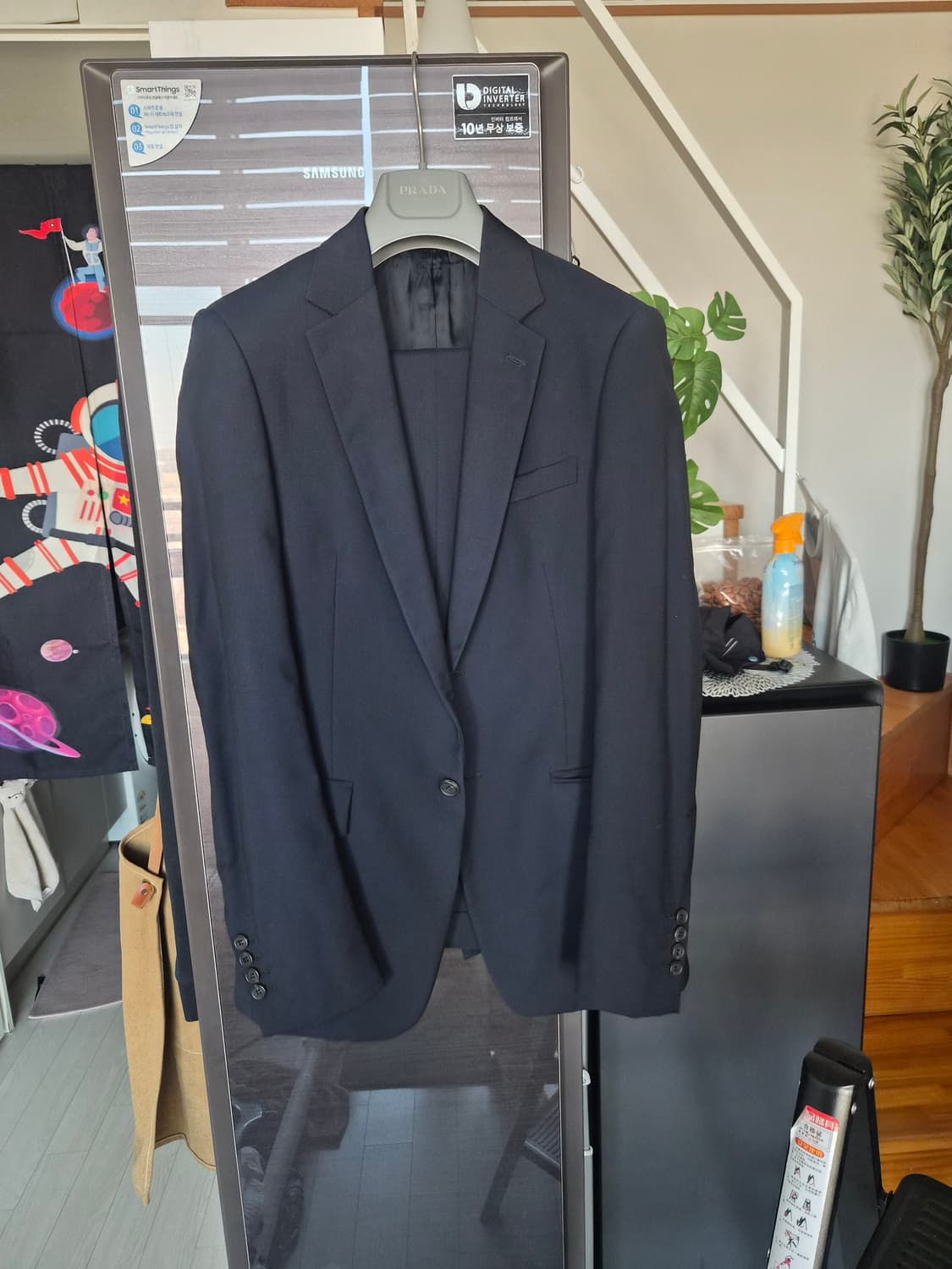 프라다수트 46(Navy) 상하의 상품이미지1