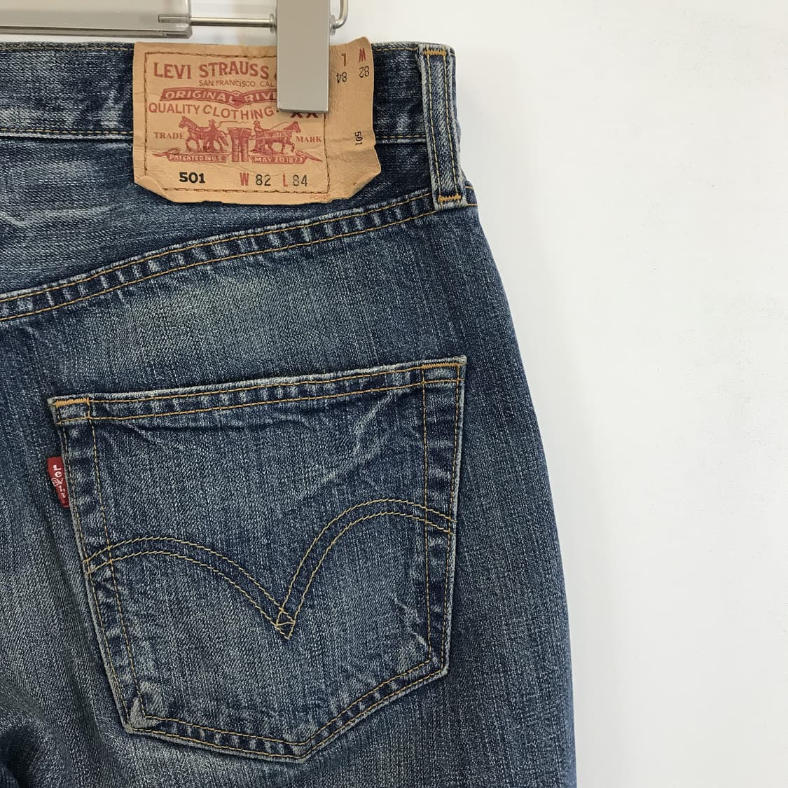 리바이스 00s 501 워싱 데님청바지 [31-32인치] 상품이미지4
