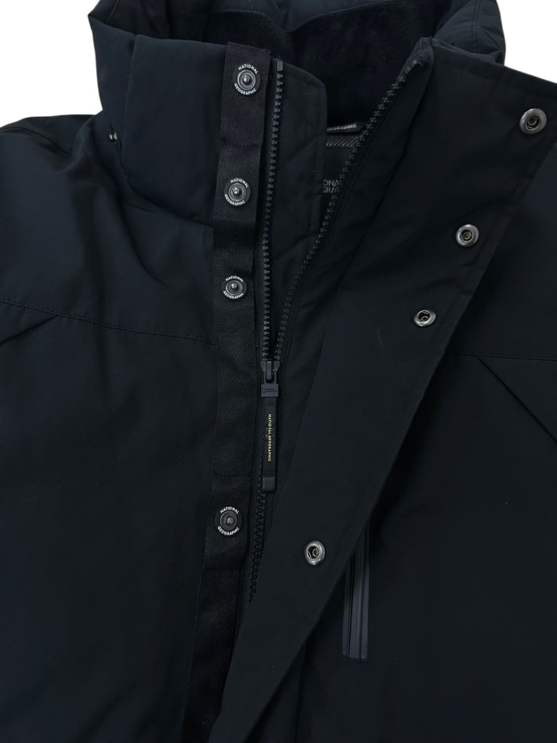 내셔널지오그래픽 덕다운 패딩 블랙 (XL)  상품이미지2