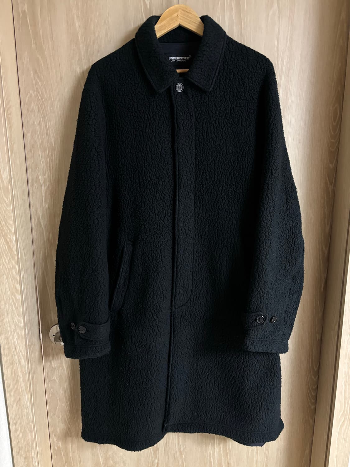 언더커버 18aw POLARTEC 코트 블랙 3사이즈 상품이미지2