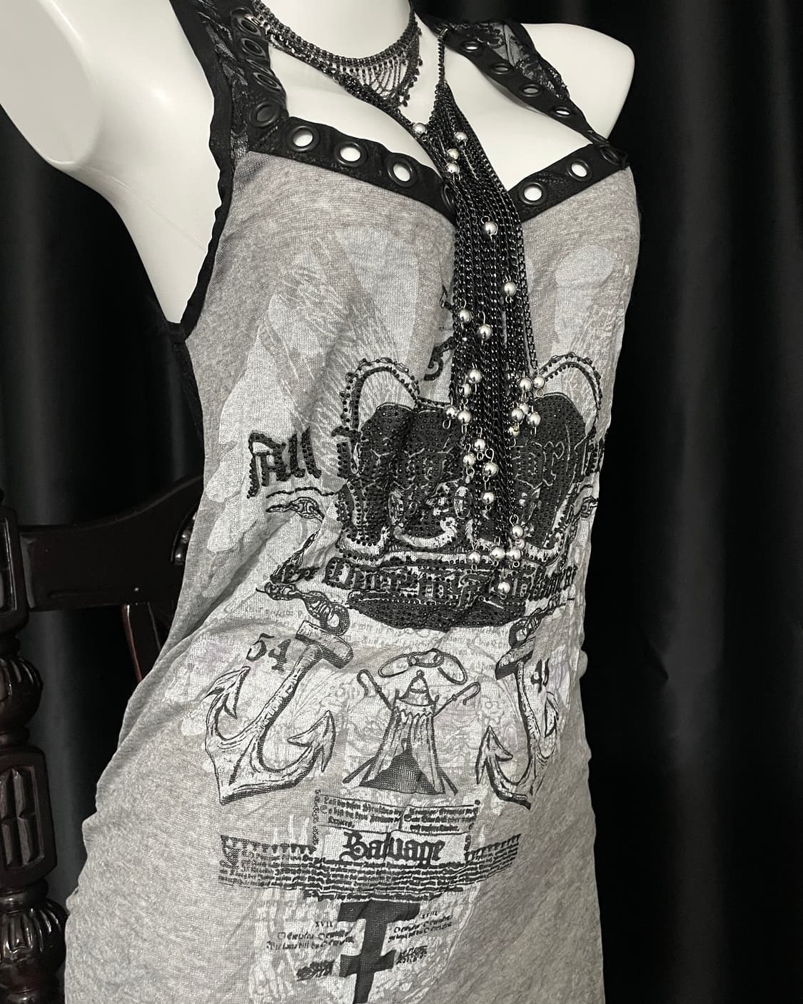 Salvage Graphic Lace-back Dress 상품이미지2
