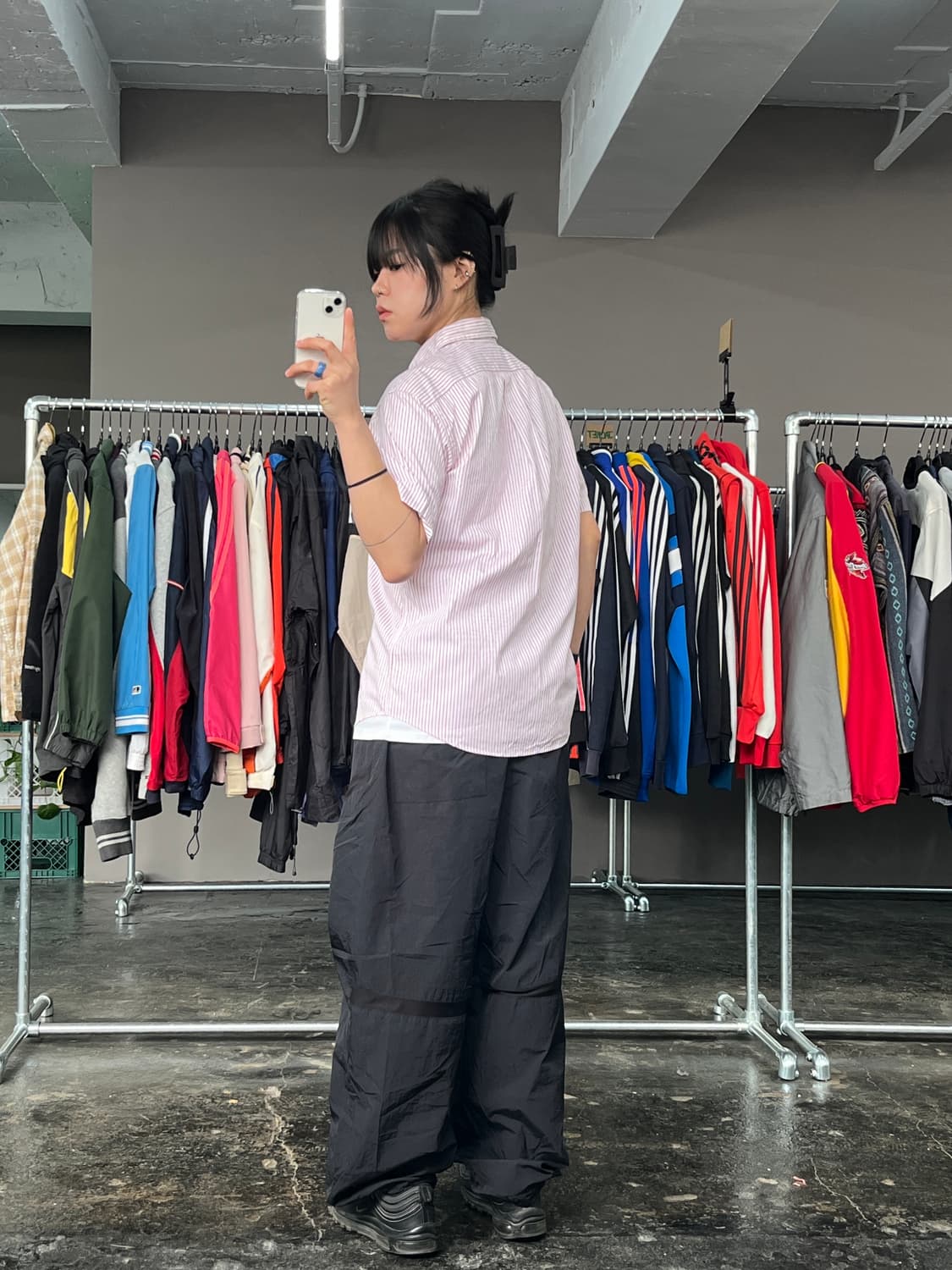 폴로 랄프로렌 스트라이프 반팔 셔츠 상품이미지5