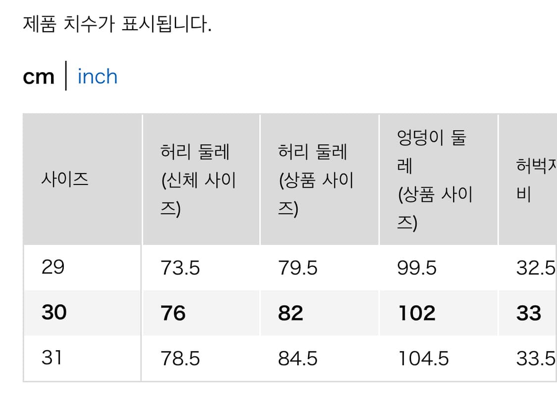 [30] 유니클로 x jw앤더슨 스트레이트진 63블루 상품이미지3