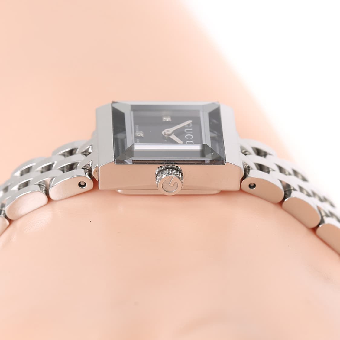 구찌 다이아 워치 128.5 스틸 미니 시계 팔찌 YA128507 상품이미지9