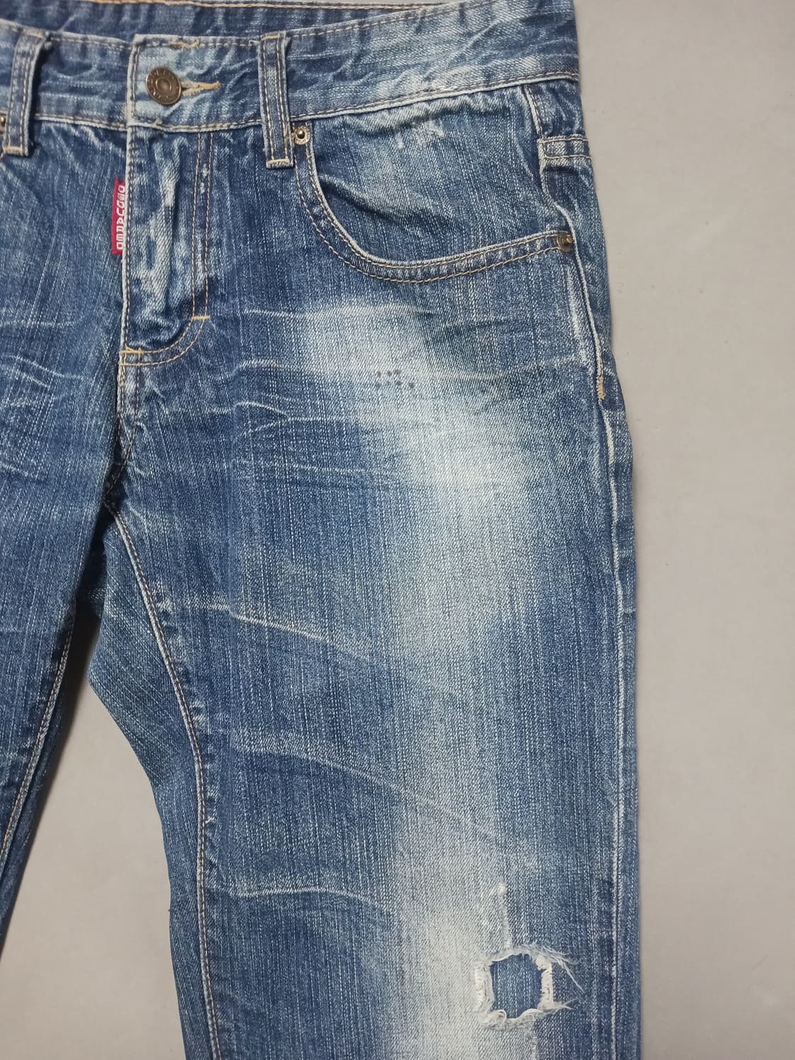 [32] 디스퀘어드2 야구진2 스트레이트진 청바지 상품이미지5