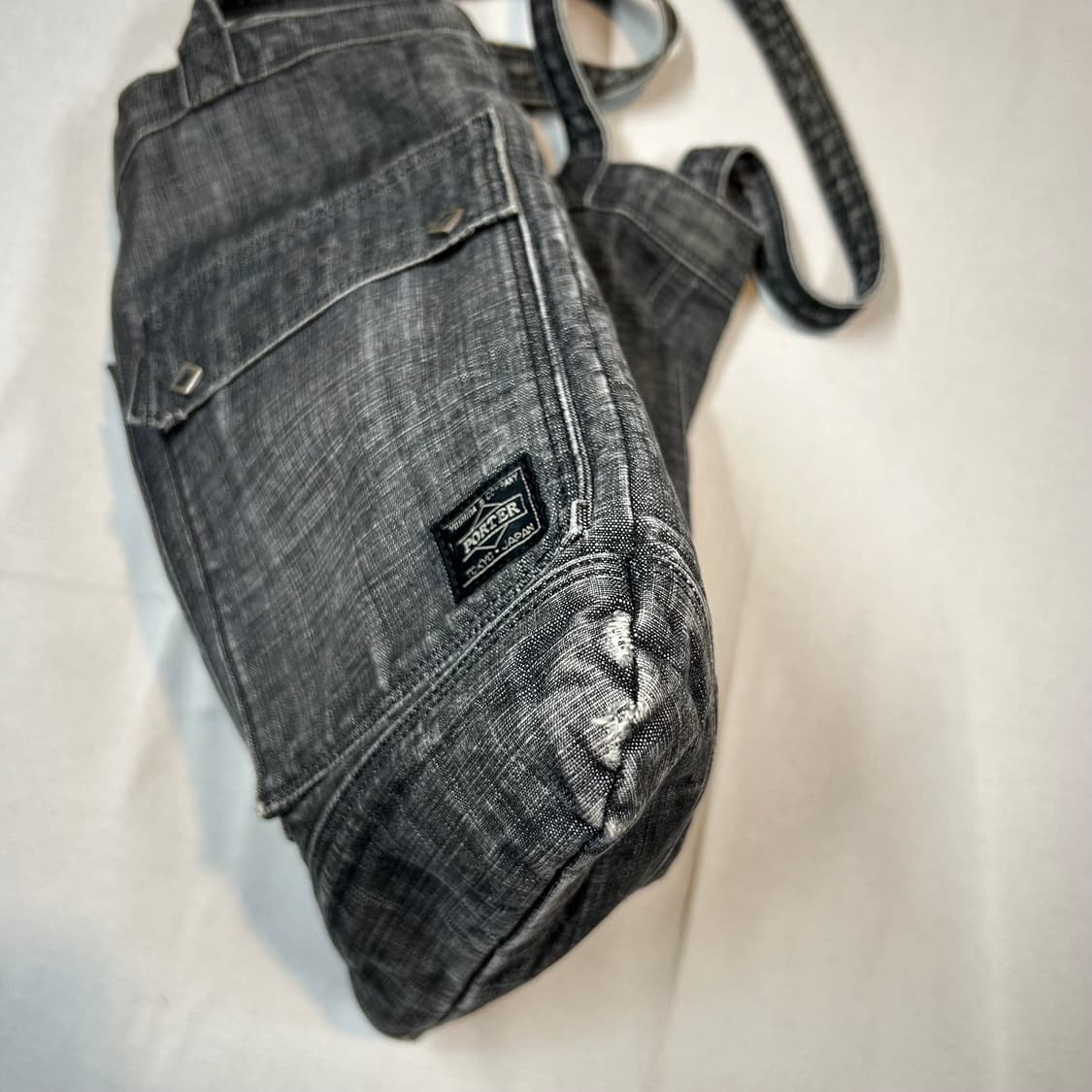 요시다 포터 코튼 데님 숄더백 토트백 P80 상품이미지8