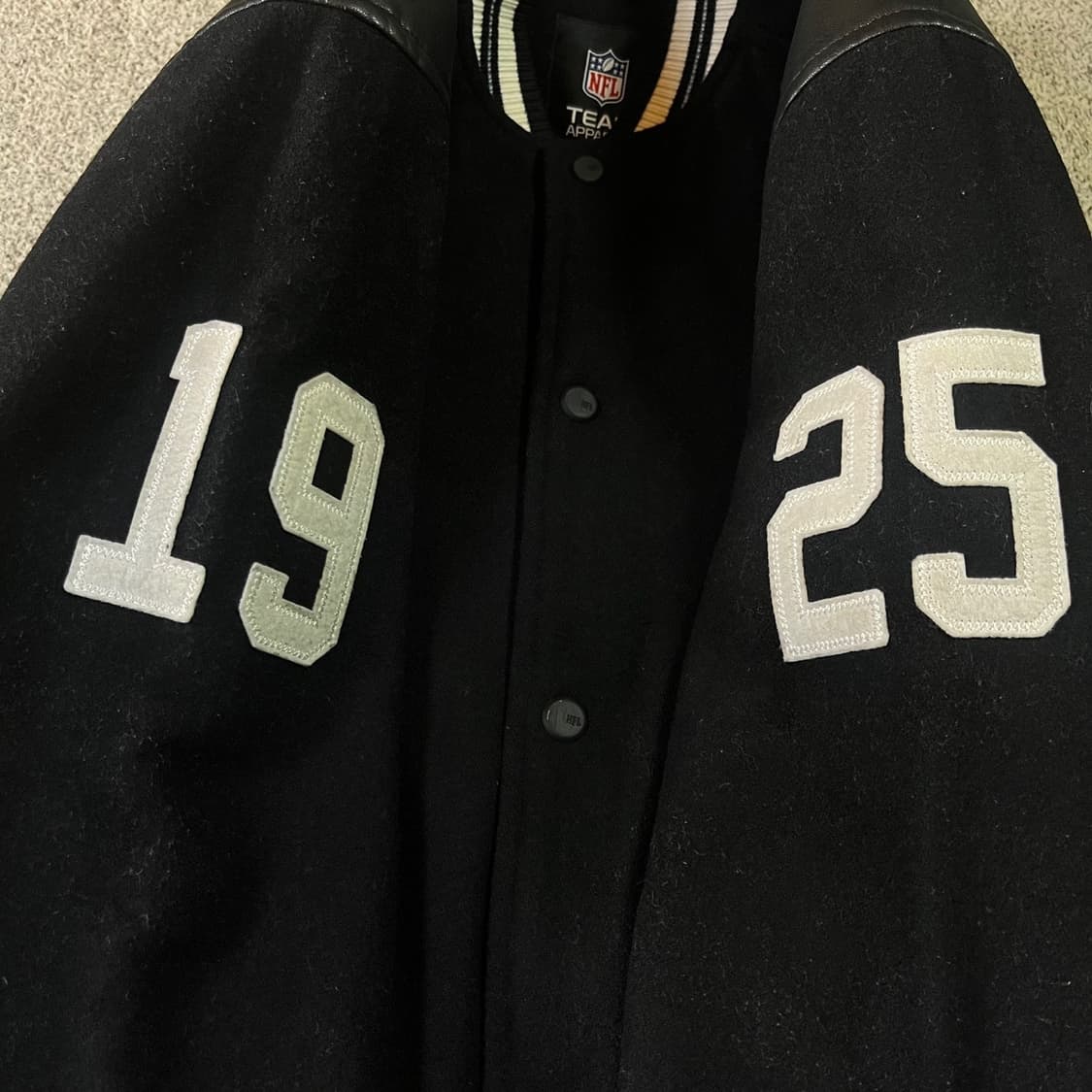 NFL 뉴욕 자이언츠 빅로고 울 바시티 자켓 상품이미지3