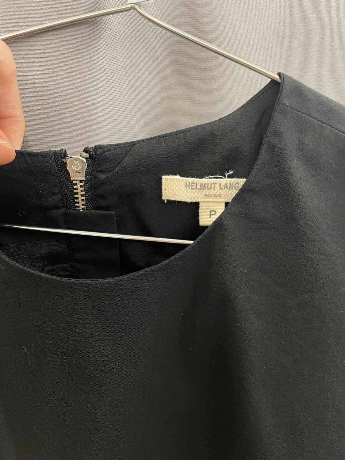 헬뮤트랭 밑단 셔링 원피스 상품이미지2