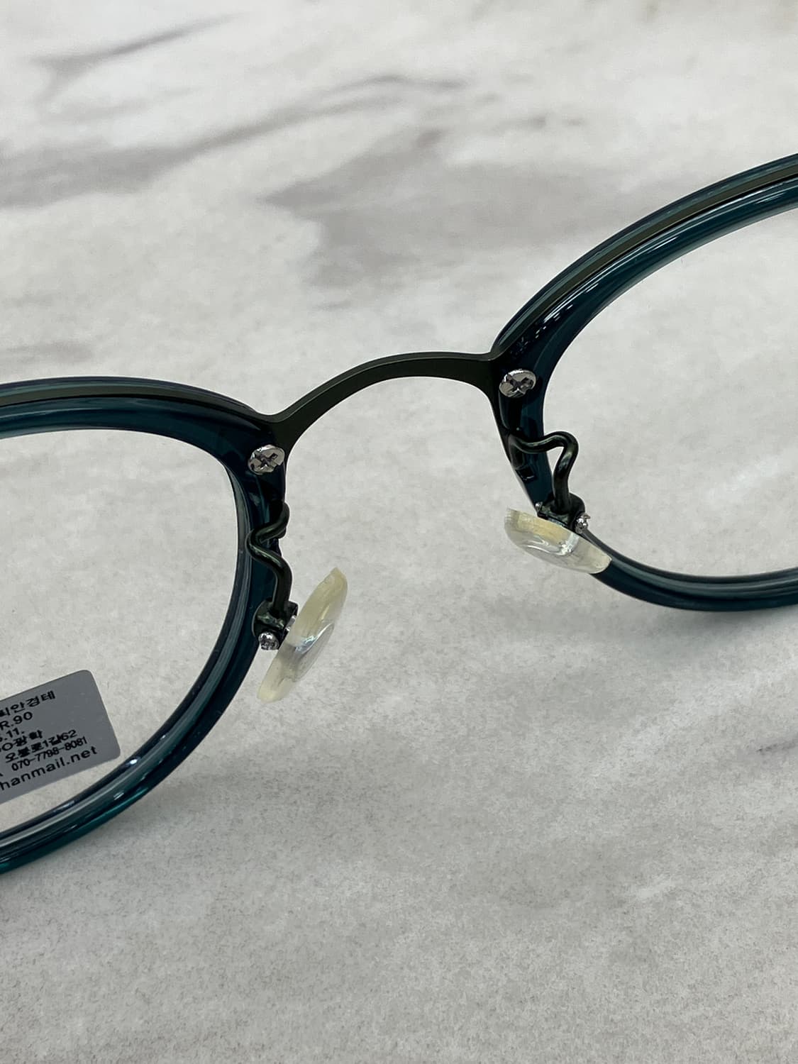 카라 KARRA 그레이 딥그린 솔텍스 메탈테 안경 상품이미지4