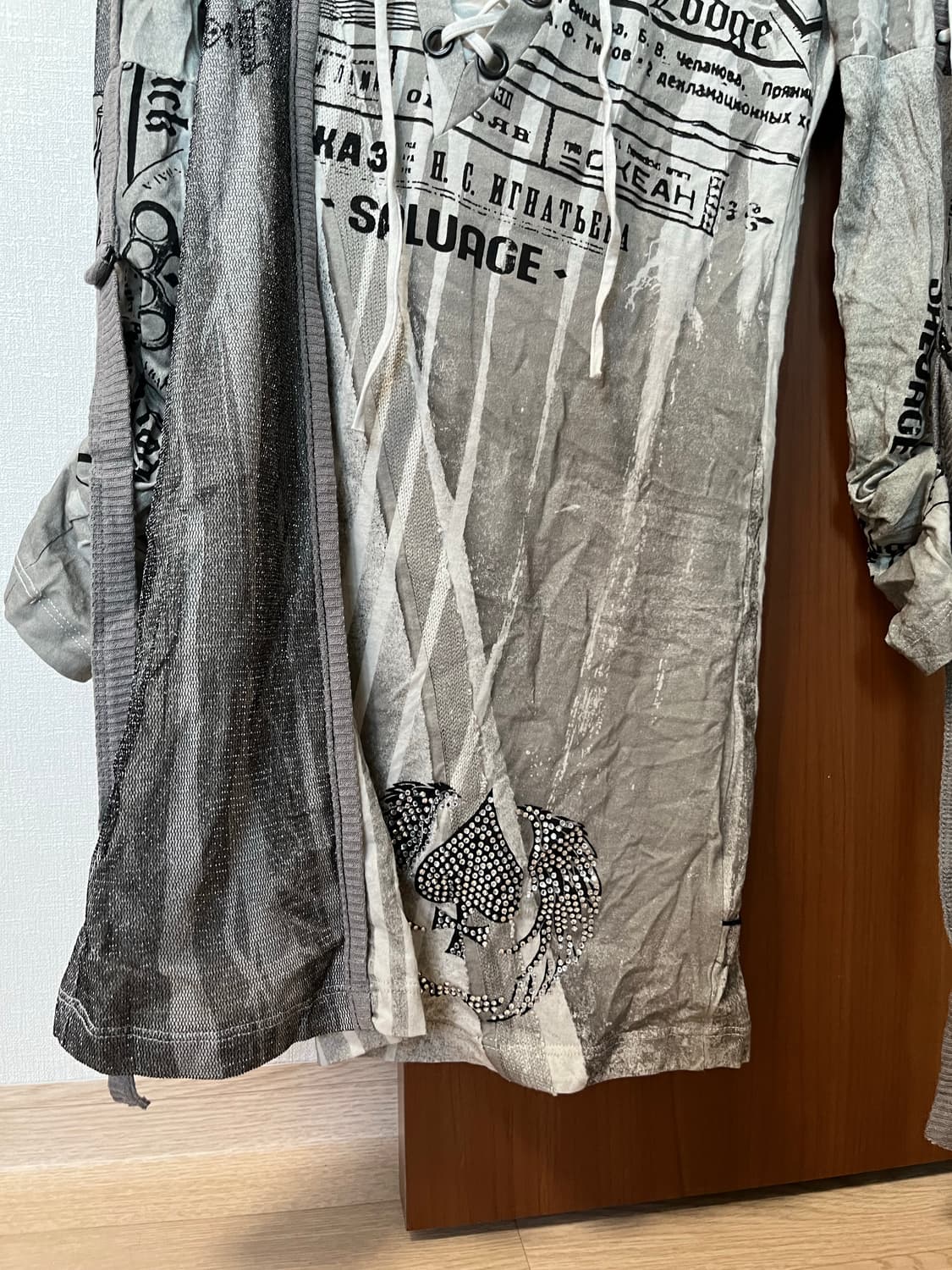 salvage long-sleeved one-piece 상품이미지3