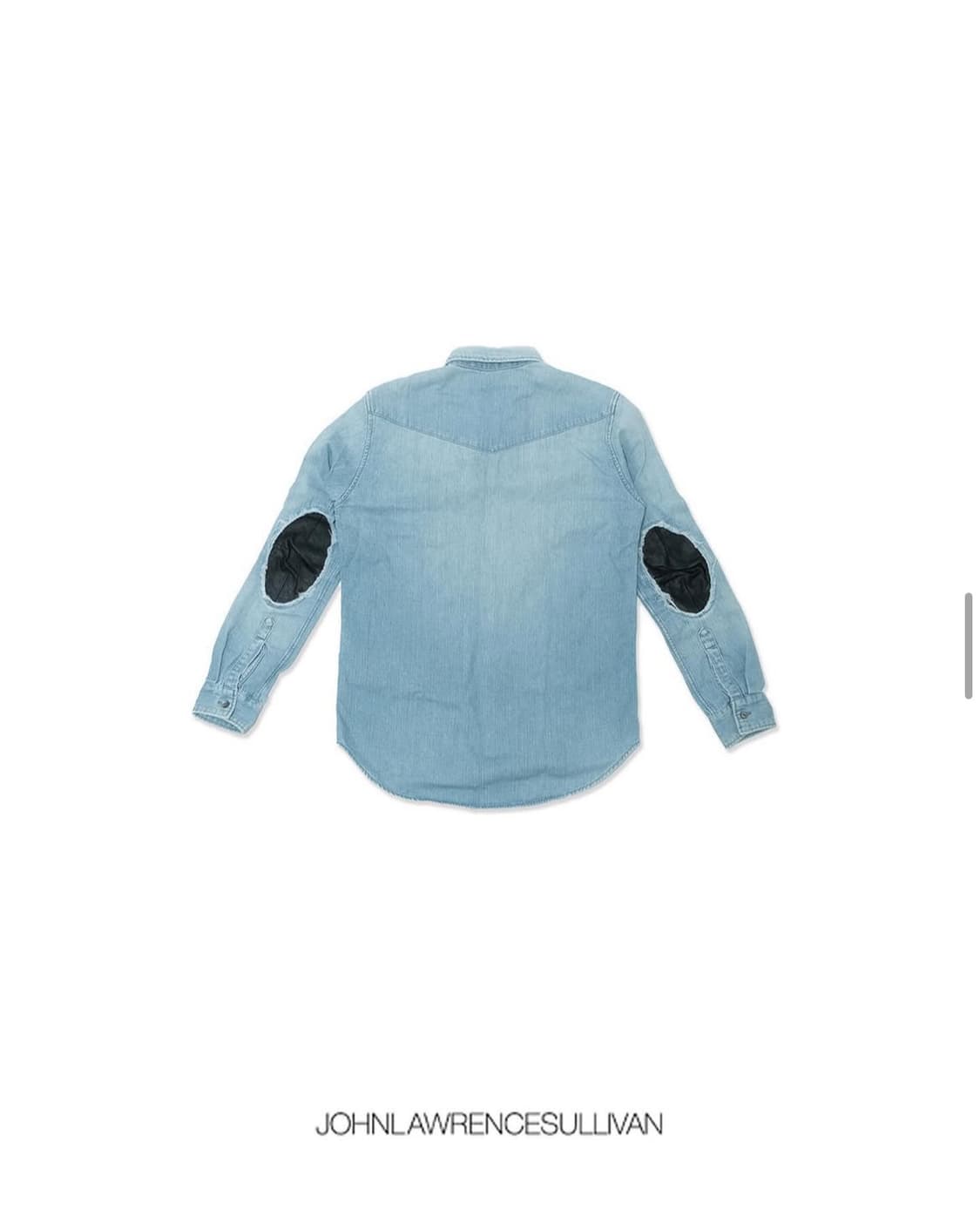존 로렌스 설리반 레더패치 데님 셔츠 상품이미지1