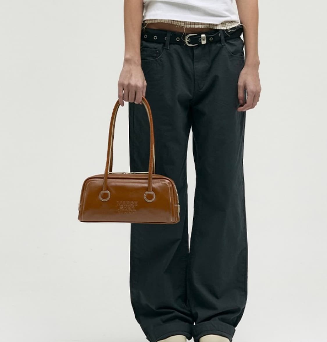 마지셔우드 보스턴백 크링클브라운 상품이미지3