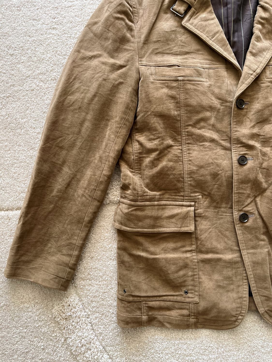 데저트 코튼 스웨이드 터치 필드 자켓 (103-105) 상품이미지5