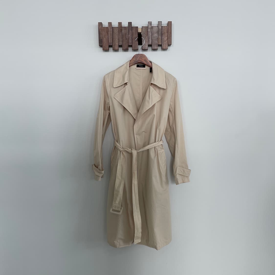 띠어리 벨티드 오픈 트렌치 코트 상품이미지1