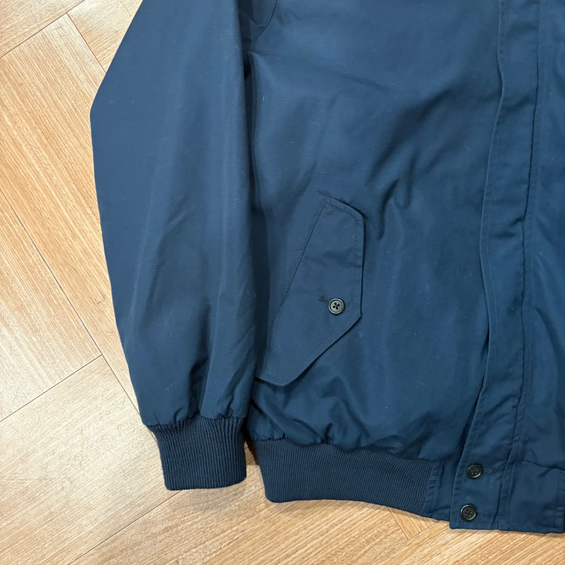 브룩스 브라더스 네이비 코튼&나일론 믹스 해링턴 자켓 상품이미지3