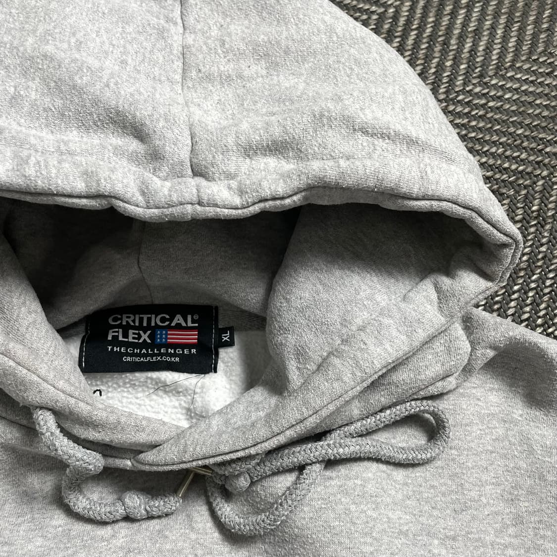 크리티컬플렉스 USA 성조기 빅로고 박시핏 후드 티셔츠y 5055 상품이미지5