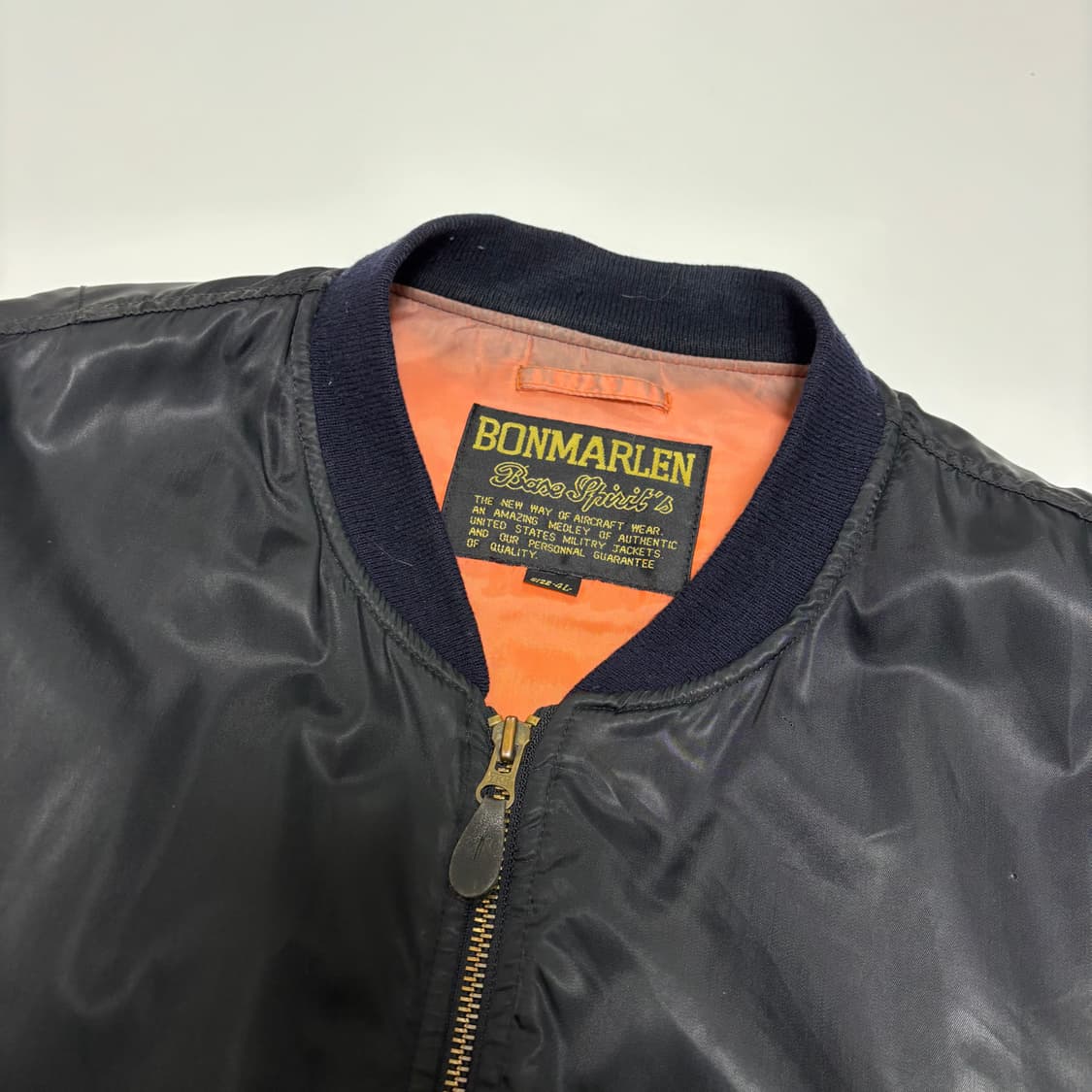 본마를렌(BONMARLEN) 레트로 오버사이즈 MA-1 항 상품이미지5