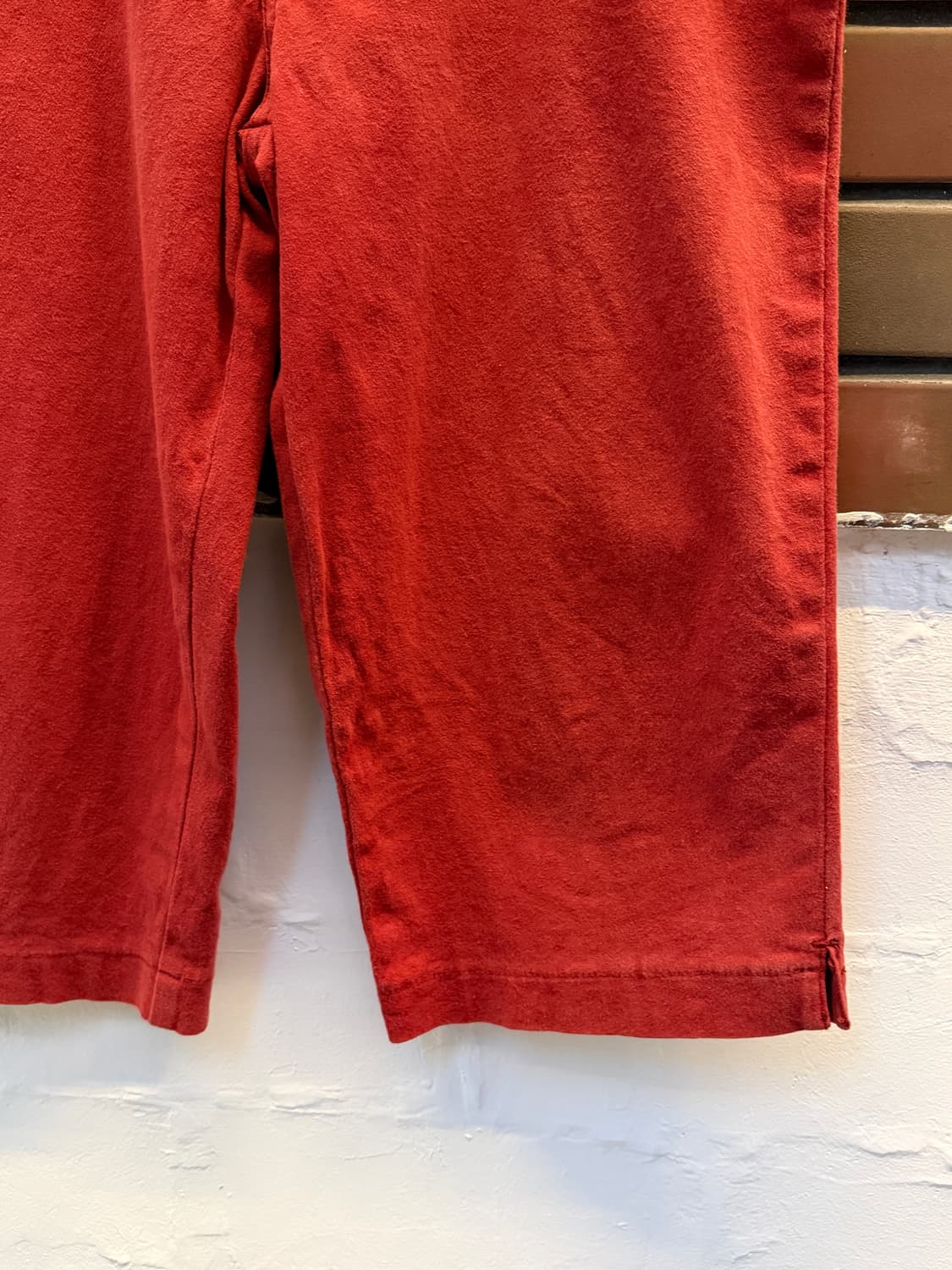 Versace 베르사체 진스 빈티지 데님 숏 팬츠 레드 32 상품이미지4