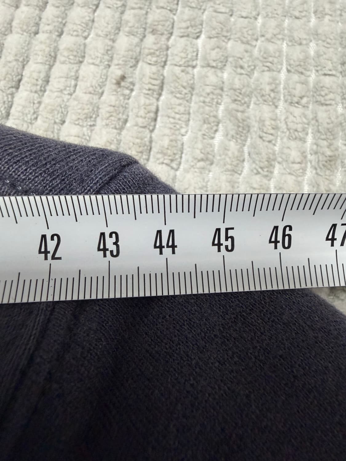 아베크롬비 센터로고 네이비 울프죠 집업 상품이미지5