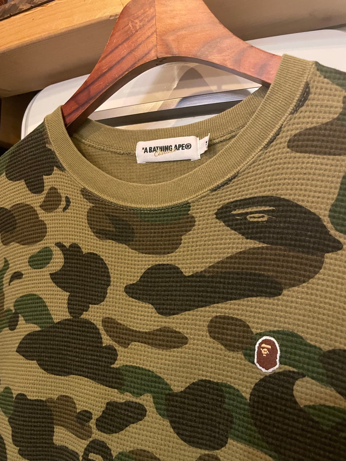 베이프 골지 긴팔티 상품이미지2