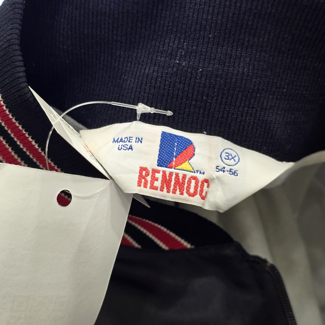 RENNOC USA 나일론 아노락 하프집 자켓 3XL 블랙 상품이미지3