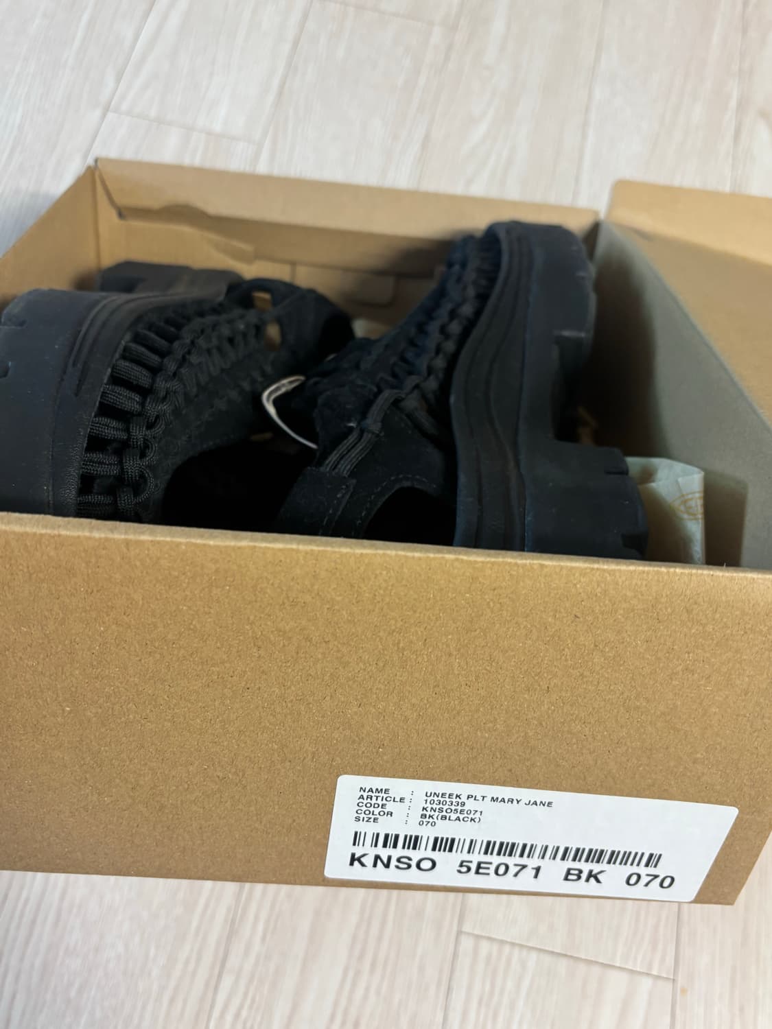 킨 keen 유니크 플랫폼 메리제인 샌들 250 사이즈 새상품 상품이미지3