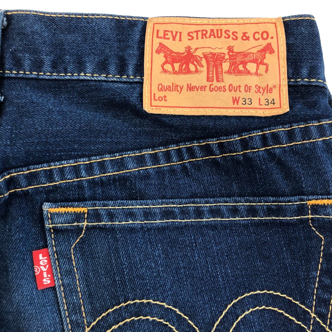 리바이스 TYPE 1 아이코닉 스트레이트데님진 33 인치 상품이미지4