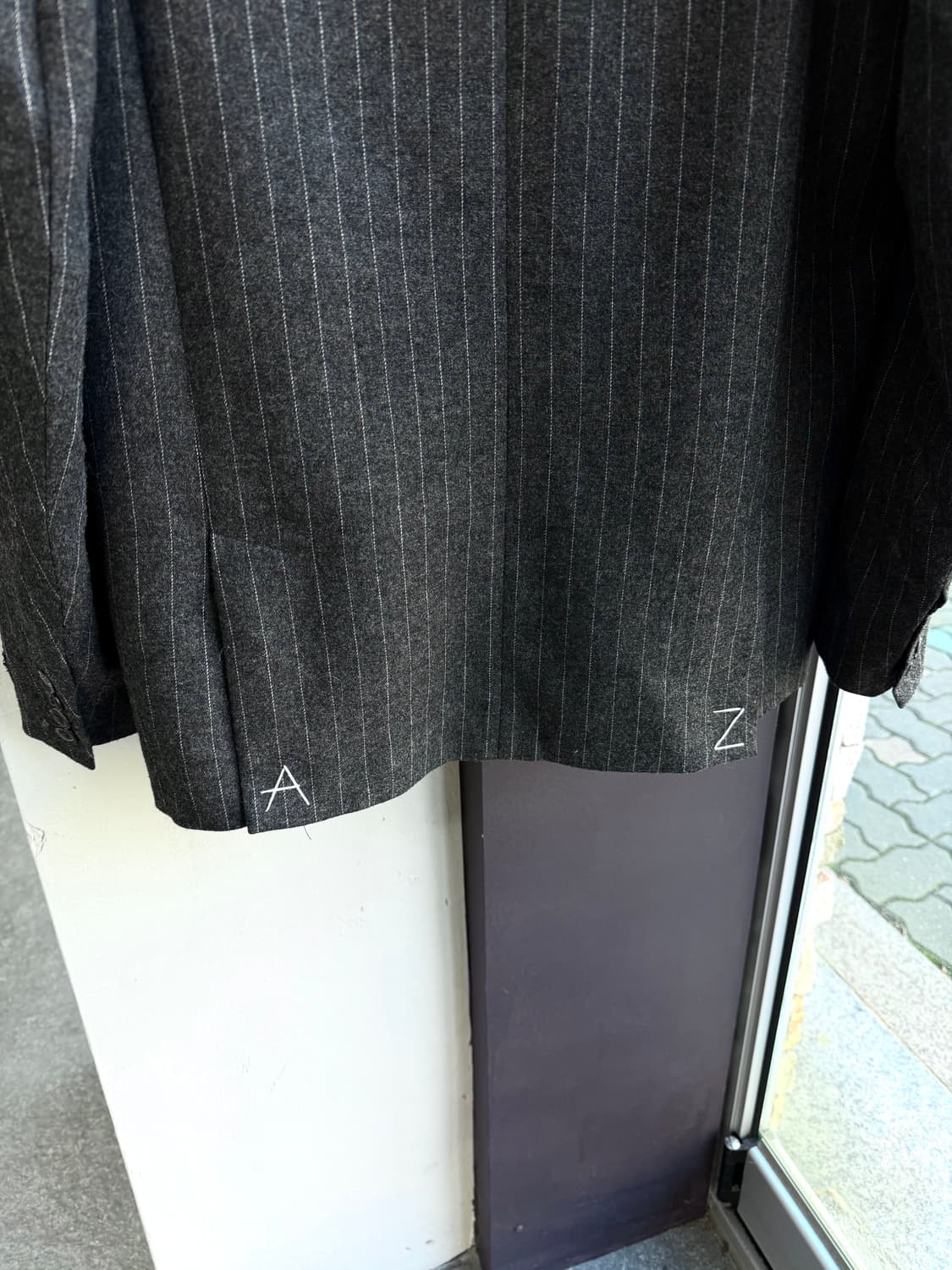 S/ 자라 X 아더에러 핀스트라이프 블레이저 자켓 상품이미지9