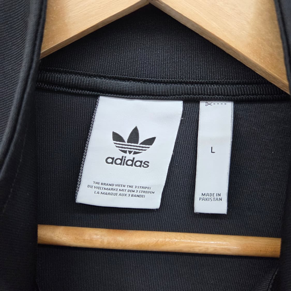 아디다스 블랙 트랙탑 공용 L 상품이미지4