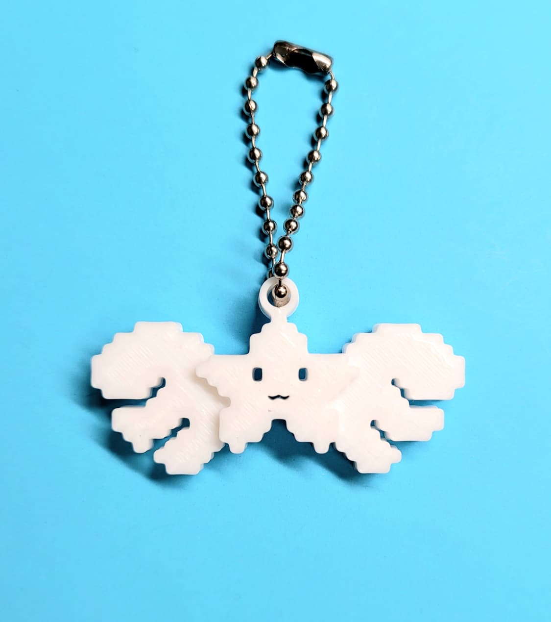 스타 엔젤 날개 8비트 키링 키체인 상품이미지1