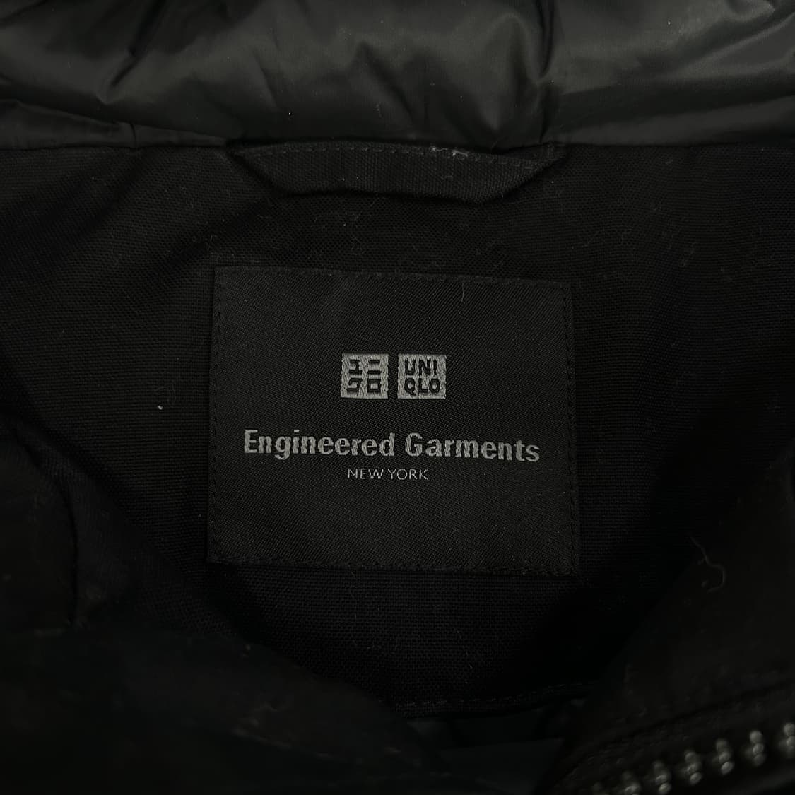 유니클로 엔지니어드 블랙 점퍼 후드 자켓 105 상품이미지2