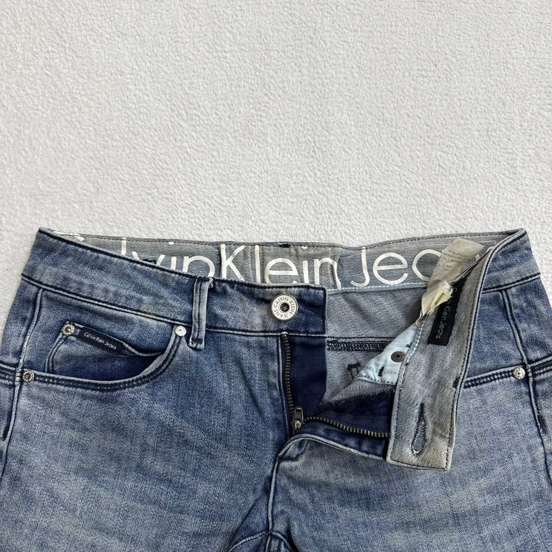 W26L32 캘빈클라인 부츠컷 청바지 0518T 상품이미지3