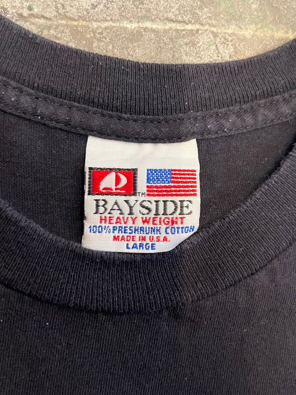 [L] 베이사이드 USA 카펜터 유니온 롱슬리브 빈티지 티셔츠 상품이미지8